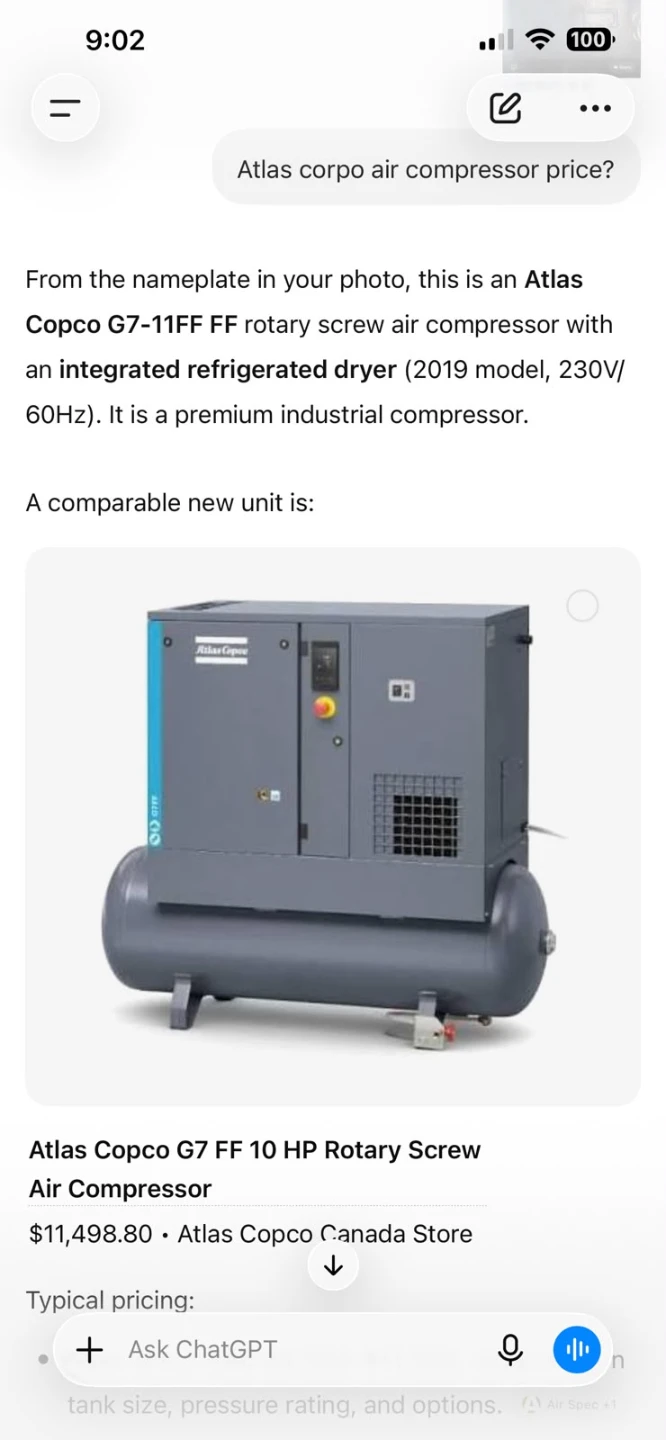 ELECTRIC AIR COMPRESSOR