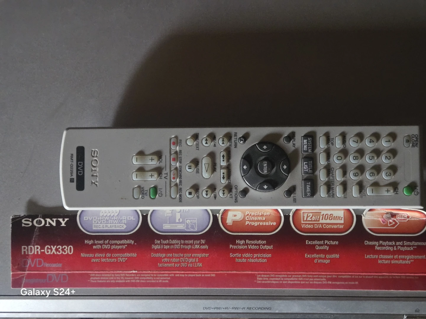 Sony RDR-GX330 DVD Recorder - photo 3