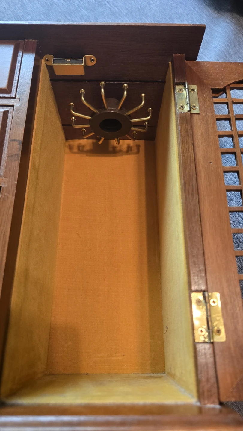 Wooden Jewellery Box with Drawers and Cabinet - photo 3