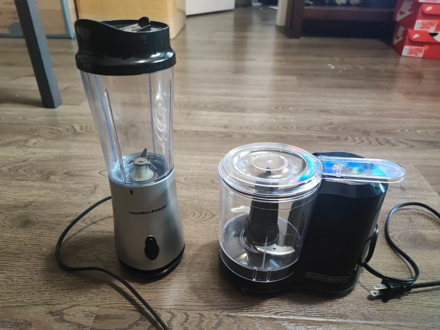 Hamilton Beach Personal Blender & Black+Decker Mini Chopper