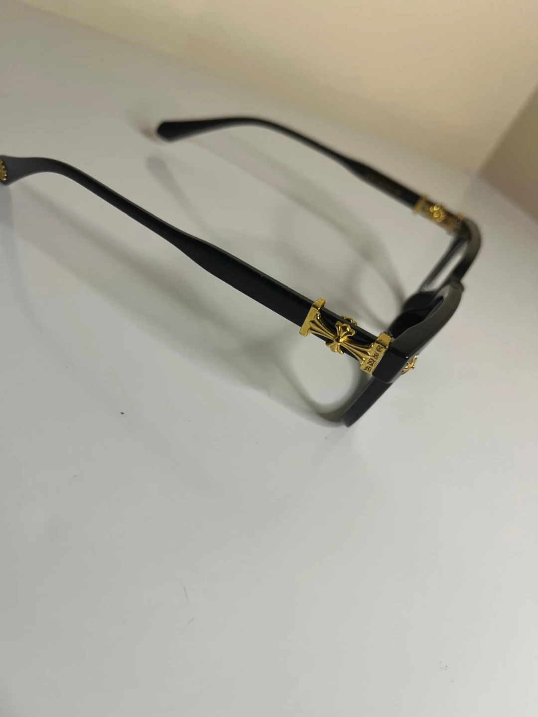 Chrome Hearts Glasses - Black with Gold Detailing - photo 3