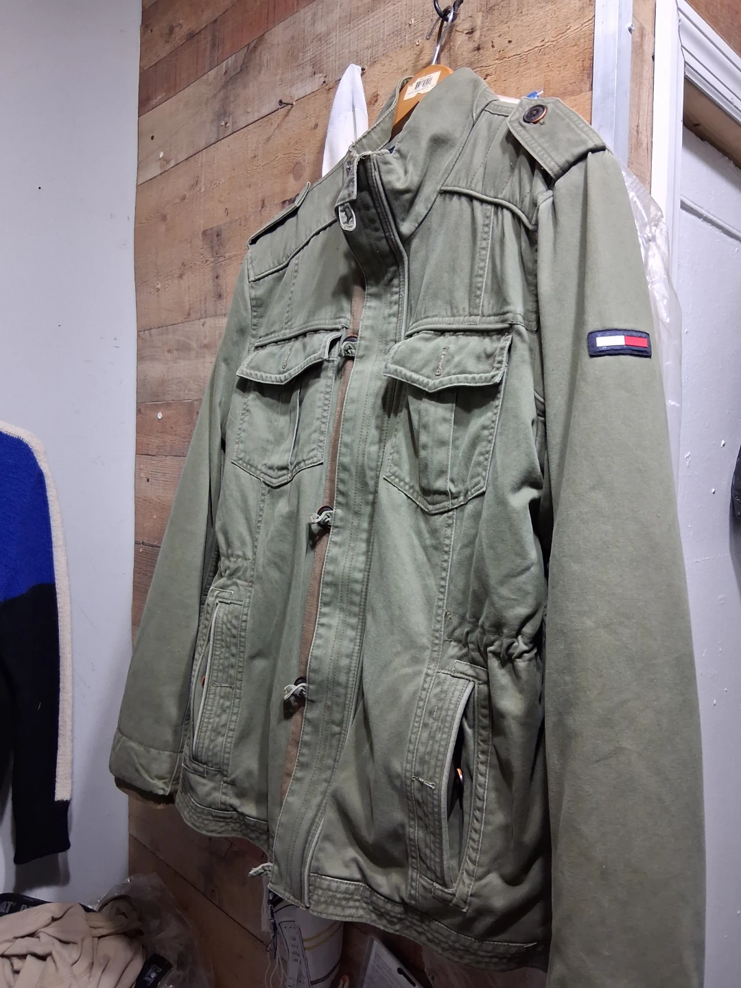 Tommy Hilfiger Utility Jacket - Olive Green - photo 2