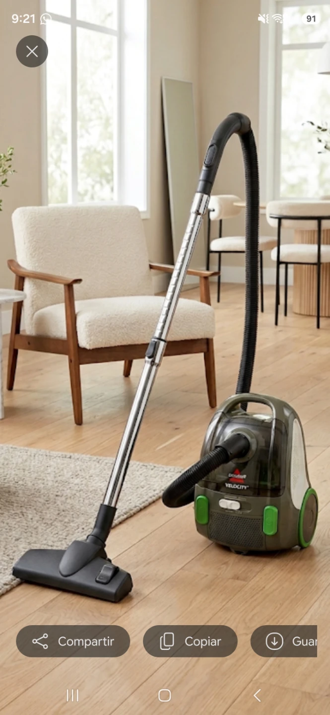 Powerful Bissell Velocity Canister Vacuum
