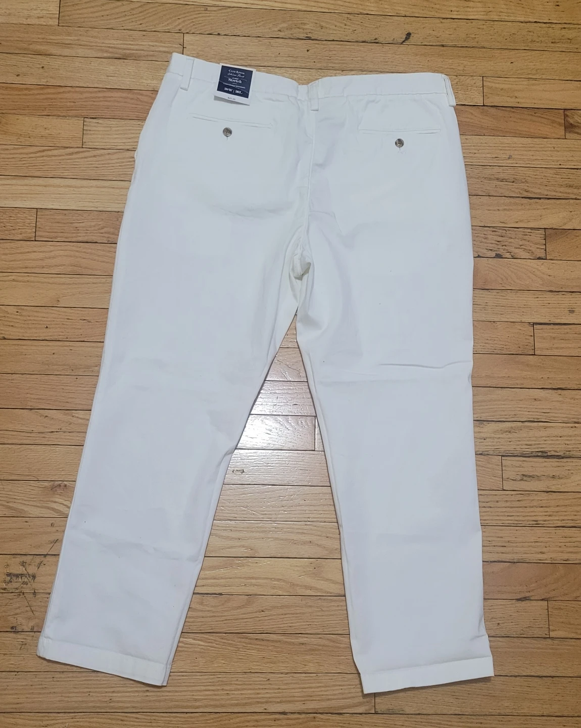 Club Room Men's Chino Pants - Bright White, 38W x 30L - photo 5