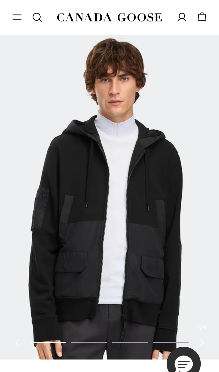 Canada Goose Black Men's Full Zip Hoody M/M - photo 2