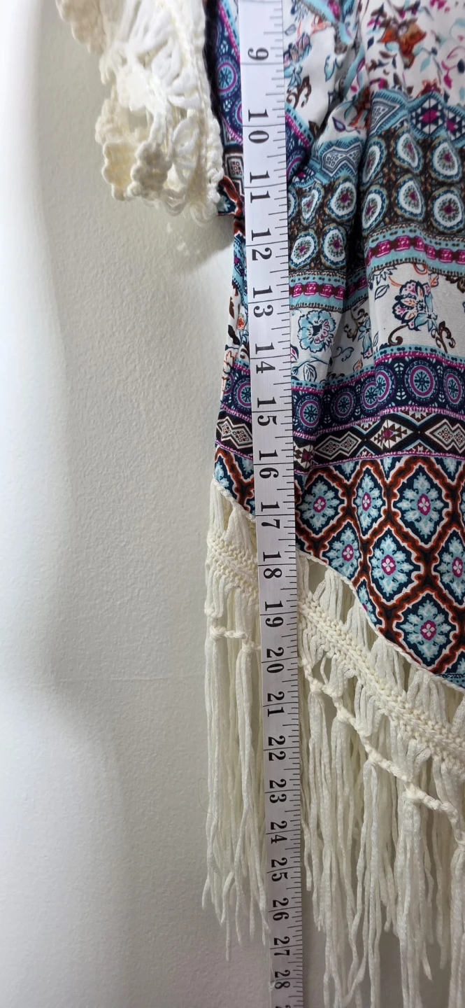 Zara Basic Crochet Fringe Top XXL - photo 4