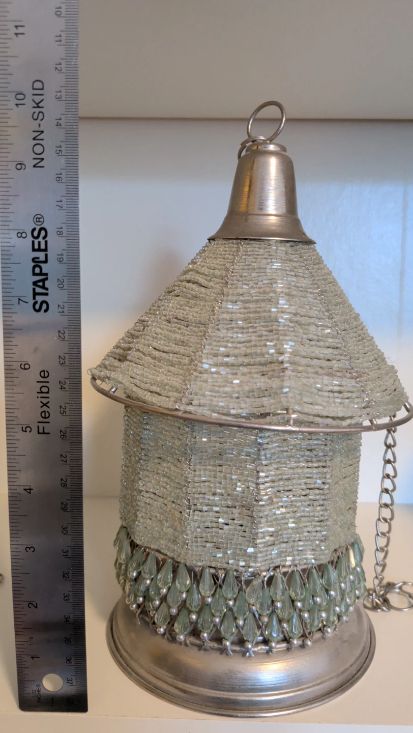Set of 3 Decorative Beaded Lanterns - photo 2