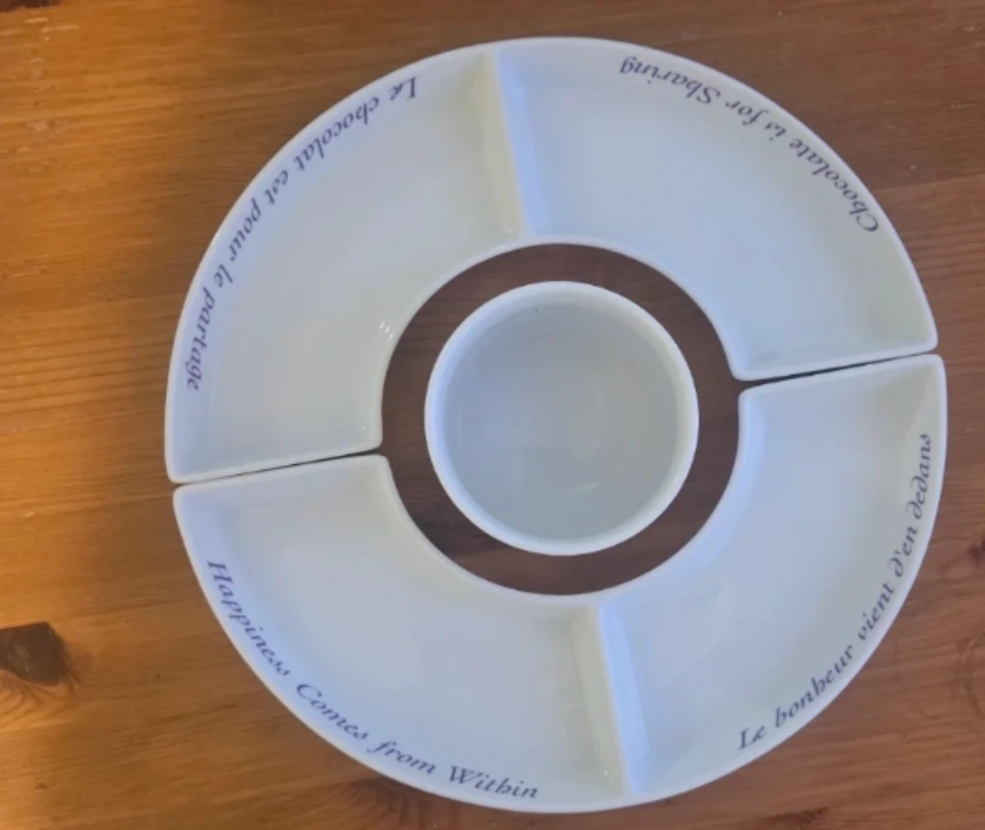 Cadbury Serving Platter with Dip Bowl - photo 3