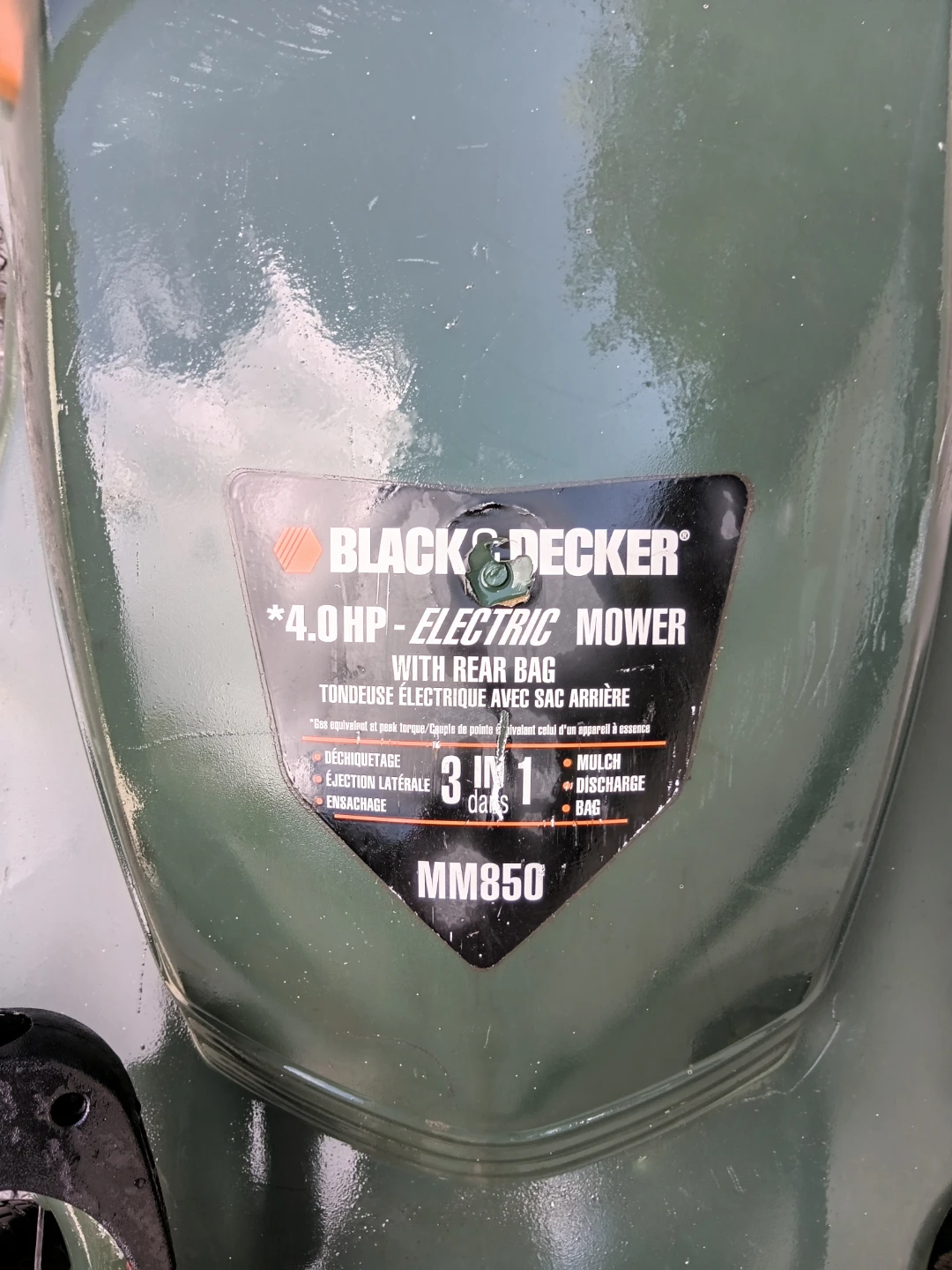 Black & Decker Premium 18" Electric Lawnmower - photo 3
