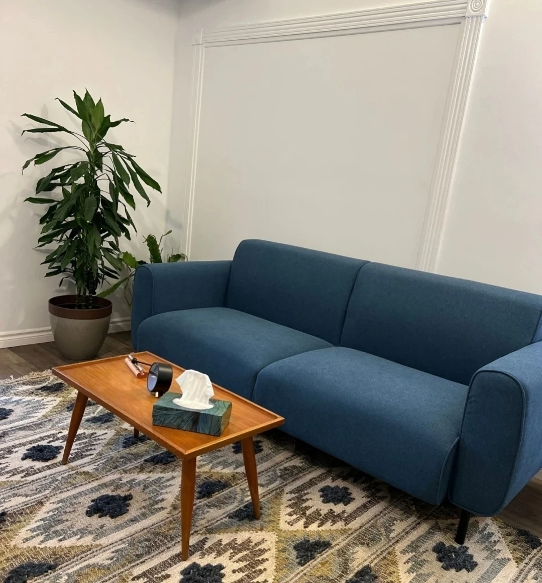 Blue large Sofa - photo 2