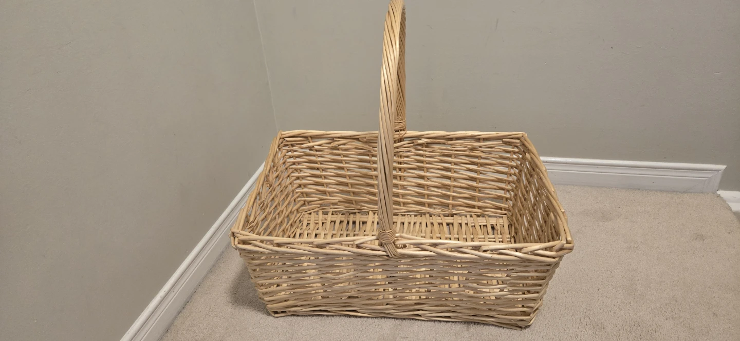 Wicker Basket with Handle - photo 3