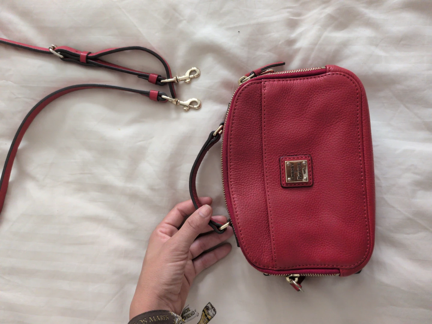 Dooney & Bourke Crossbody Bag - Red Leather - photo 5