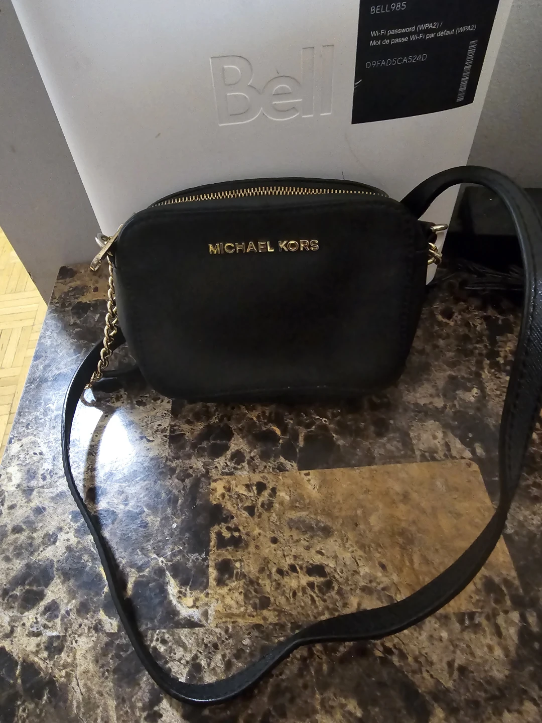 Michael Kors Black Leather crossbody bag-wallet - photo 2