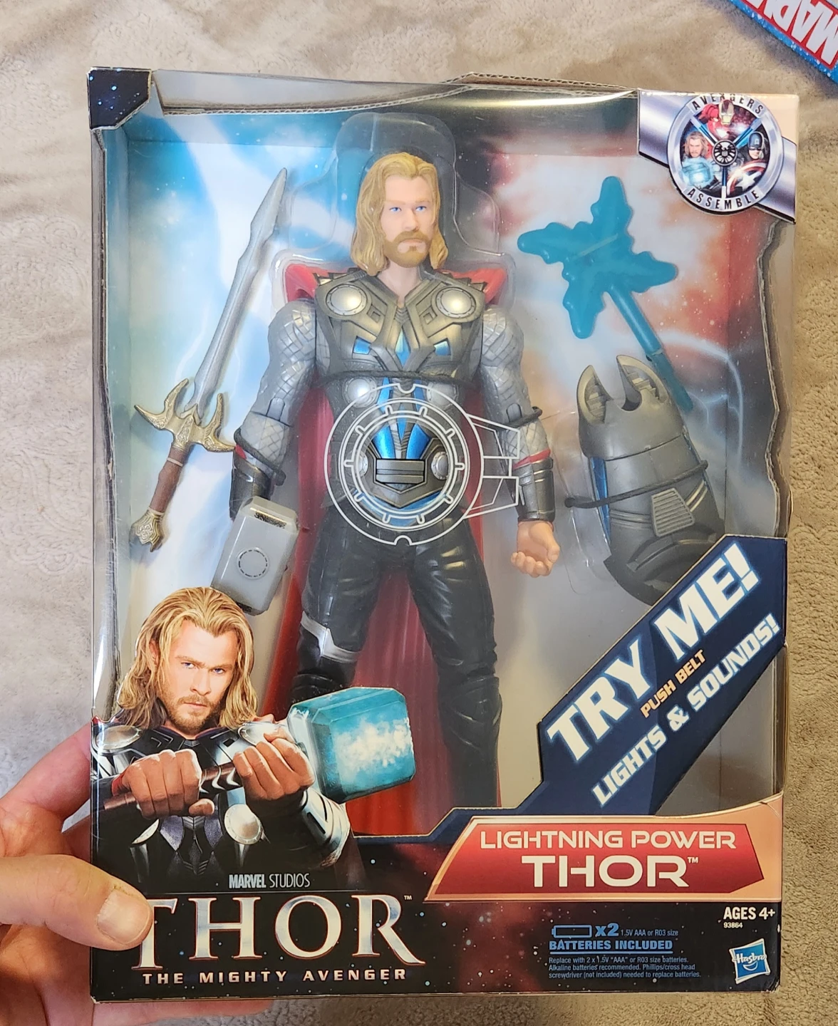Marvel Thor Lightning Power Thor Action Figure with Accessories
