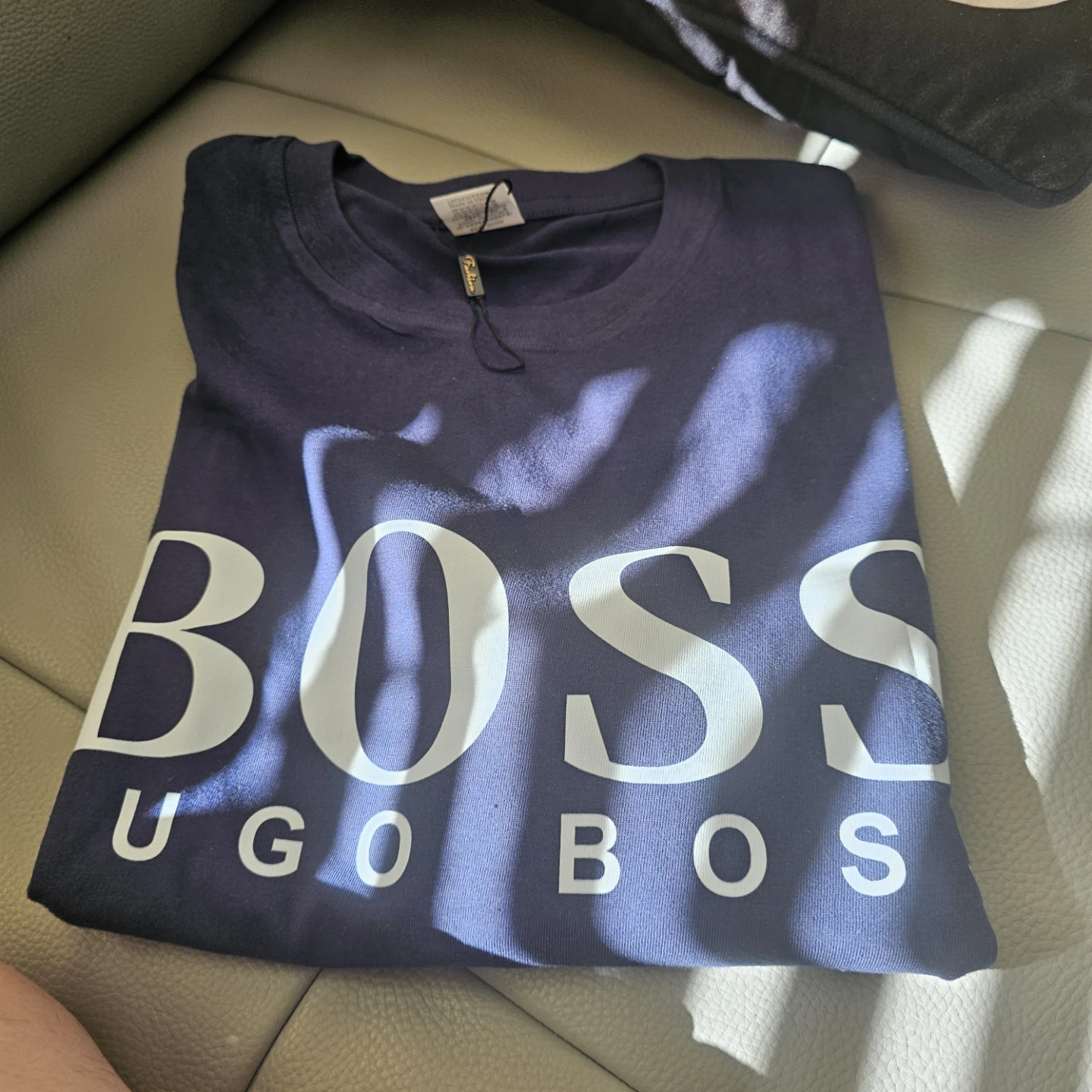 Navy Blue BOSS Hugo Boss T-Shirt - Size M - photo 3