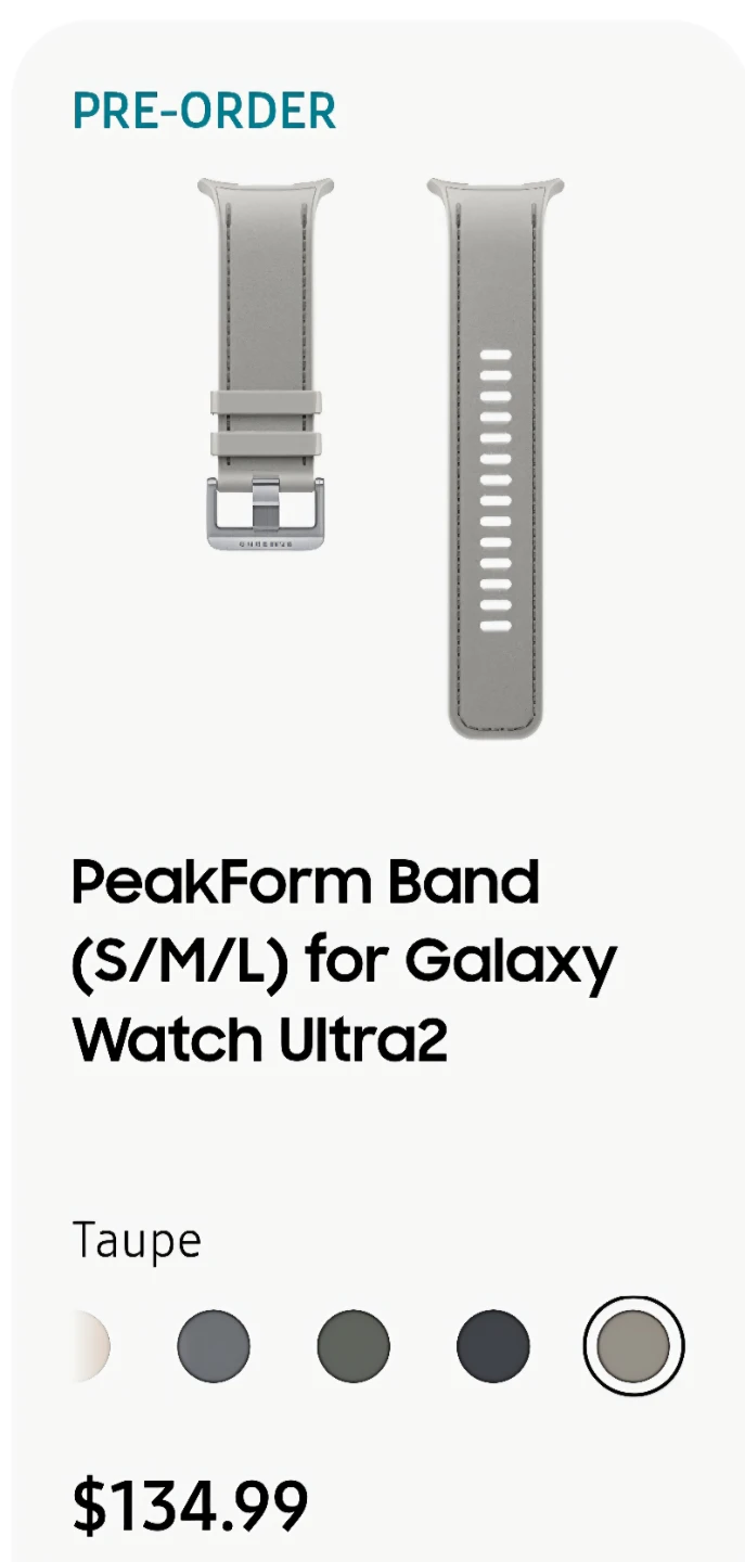 Samsung PeakForm Band for Galaxy Watch Ultra 2 and Ultra - photo 3