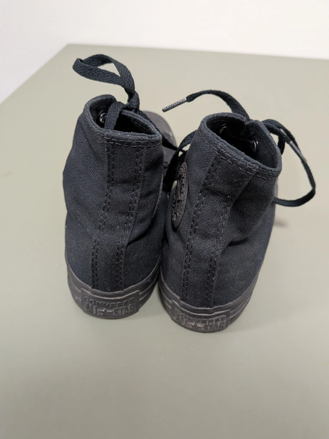 Converse All Star High Top Black Monochrome Sneakers - photo 3
