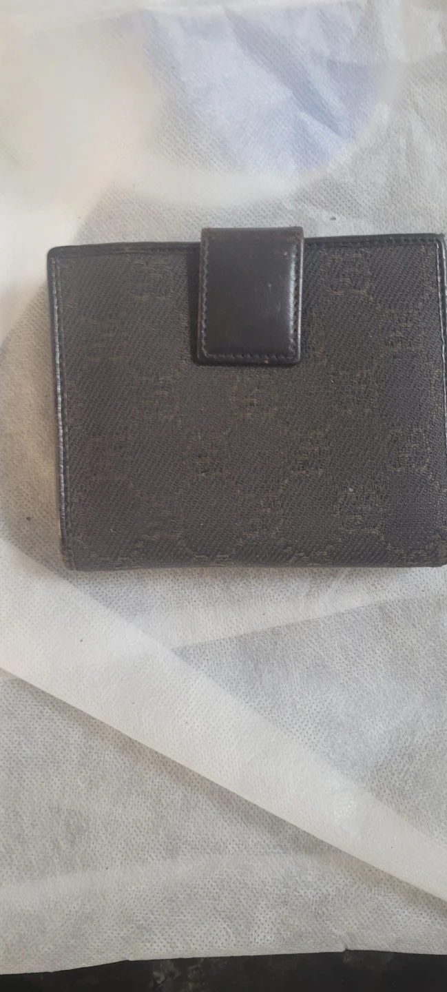 Gucci Monogram brown  bi fold Purse Wallet - photo 3