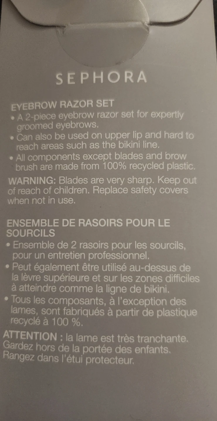 Sephora Eyebrow Razor Set - photo 2