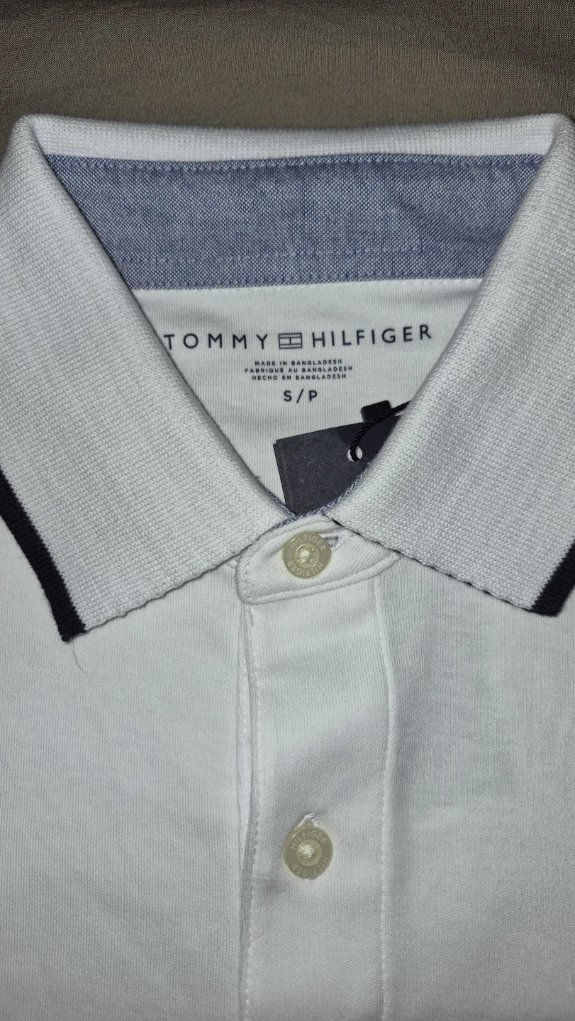 Brand New | Tommy Hilfiger White Polo Shirt - Size S/P
