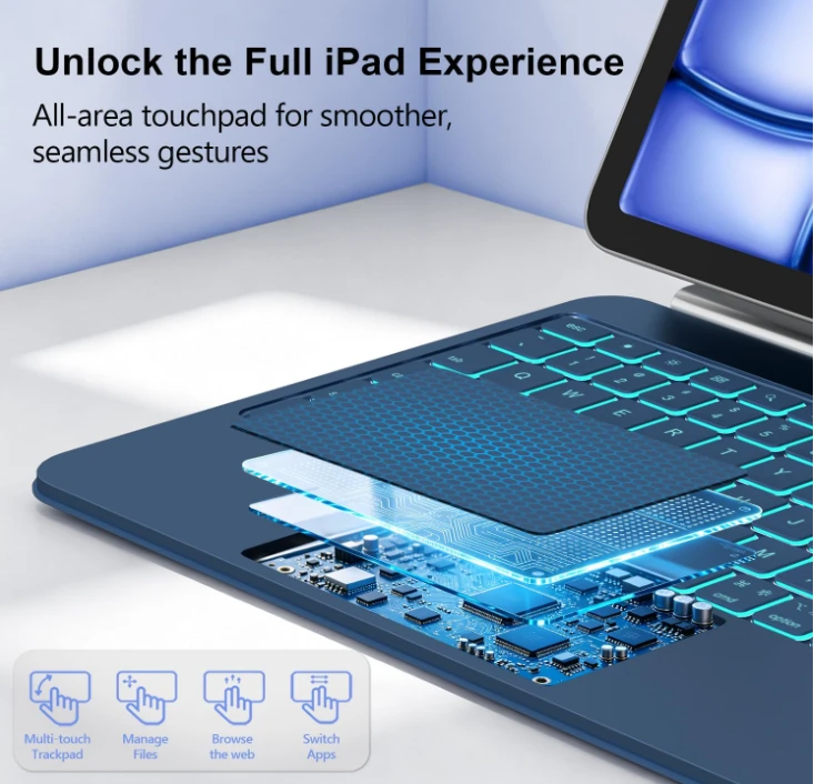 Keyboard Case for iPad Air 11" / Pro 11" / Air 10.9" - photo 3