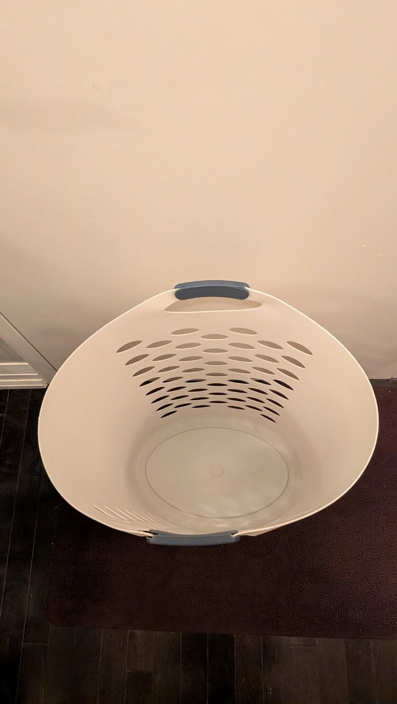 Type A Flexible Laundry Hamper, White - photo 2