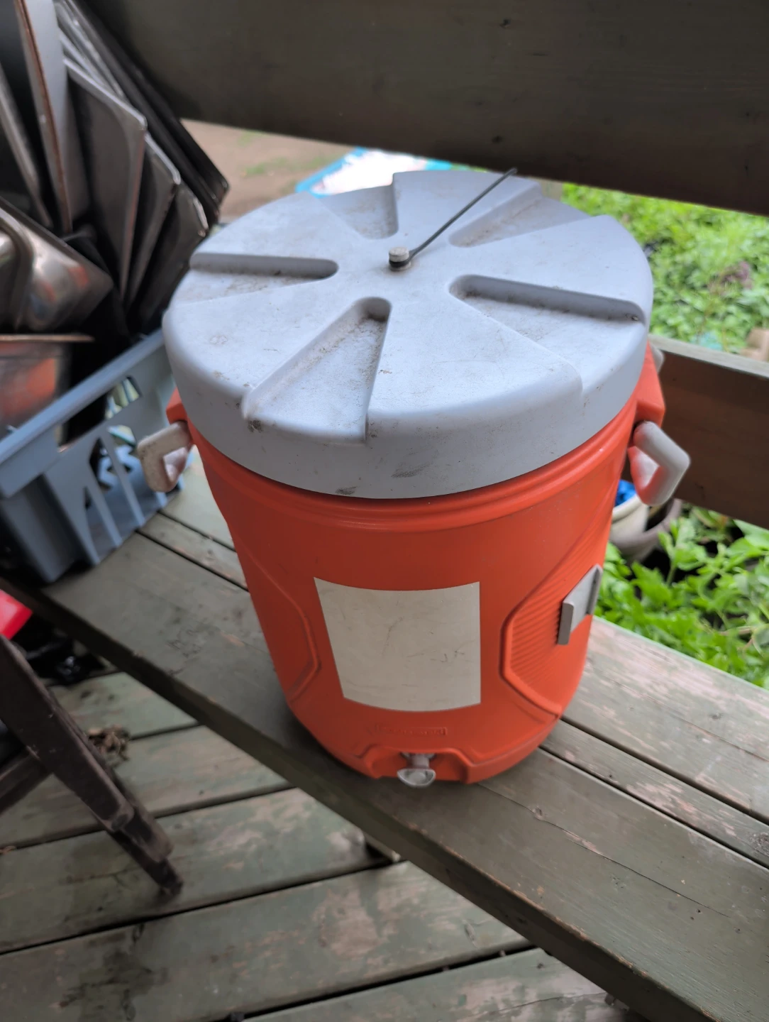 Orange Water Cooler Jug