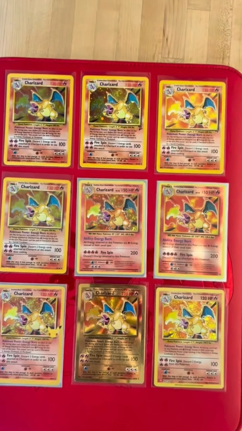 Pokemon Charizard Trading Cards Collection