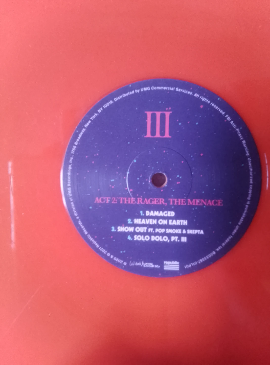 Kid Cudi Man On The Moon III: The Chosen - Orange Vinyl - photo 2