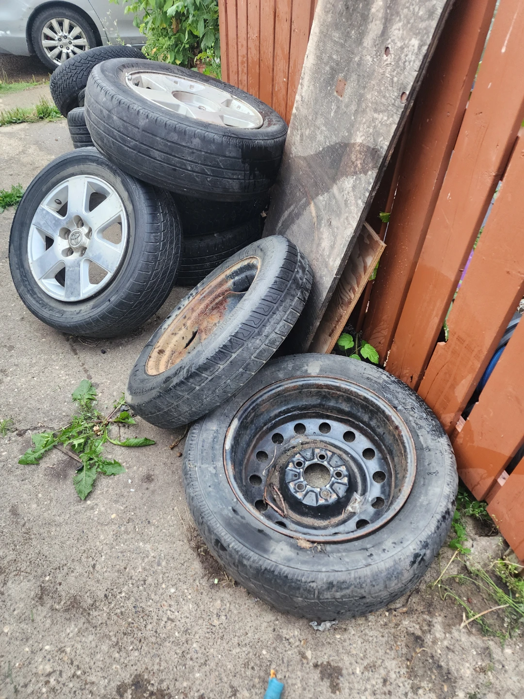 Set of 4 Used Tires and Rims all for 120 - photo 3