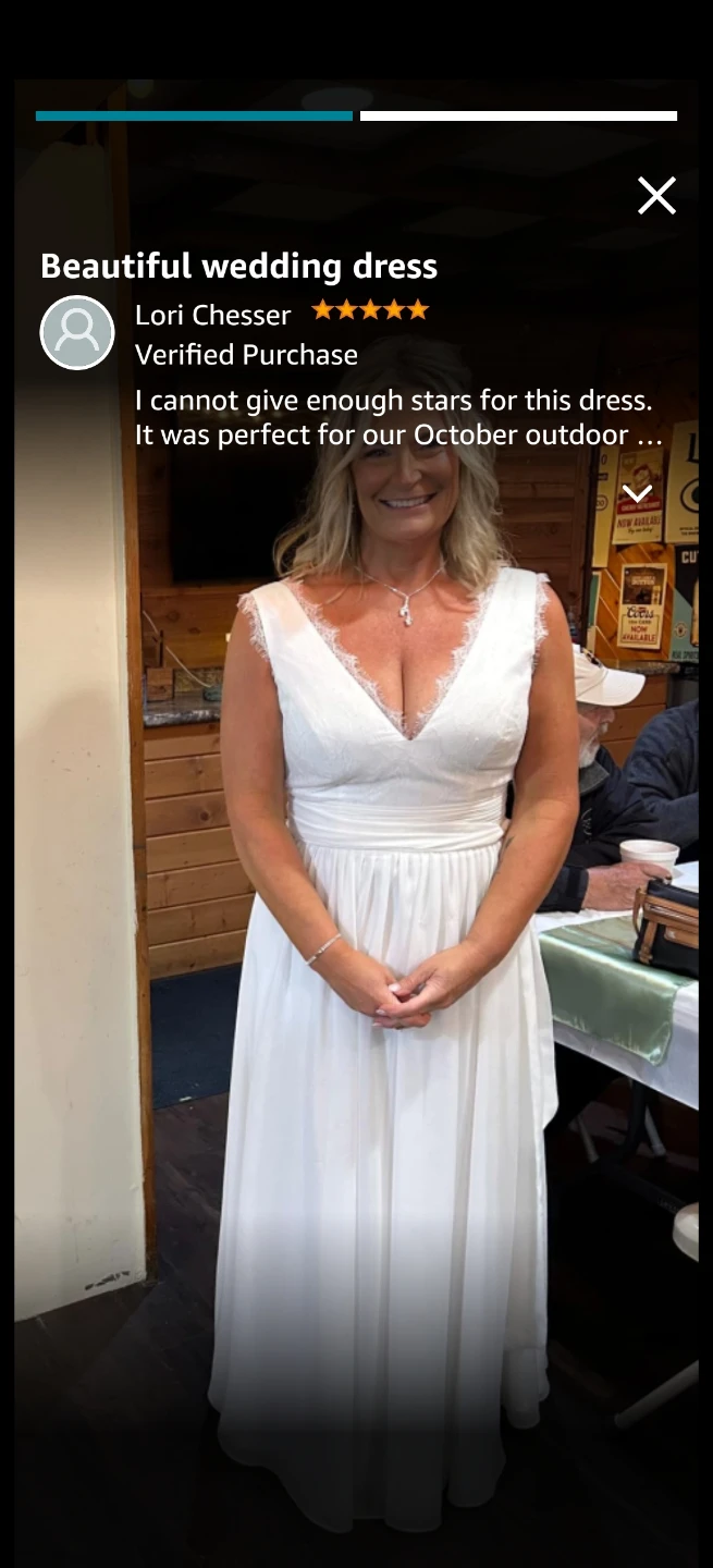 White Wedding Dress - photo 4