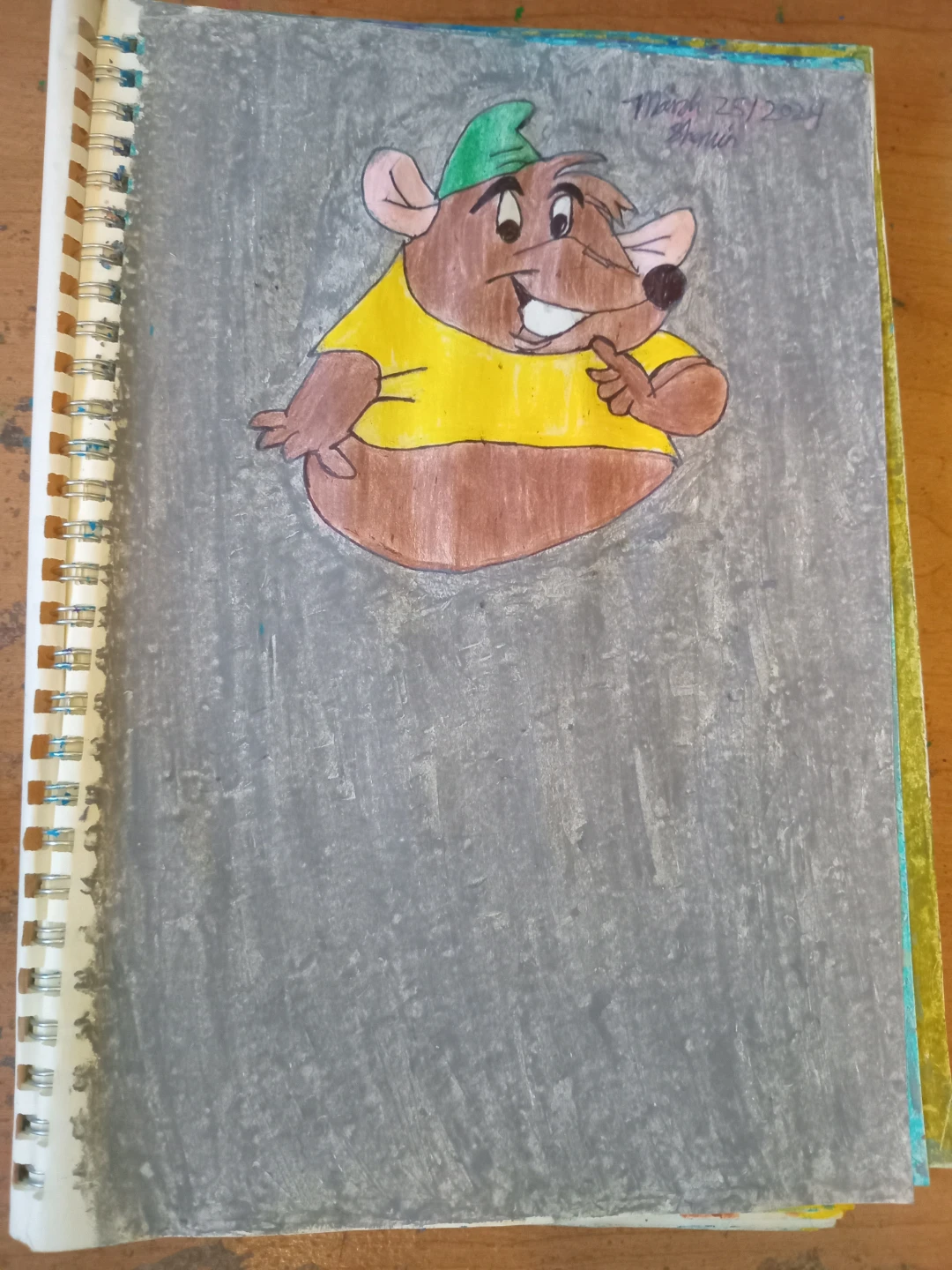 BROWN MOUSE DRAWING BY CUSTOM ARTIST SHERWIN - photo 5