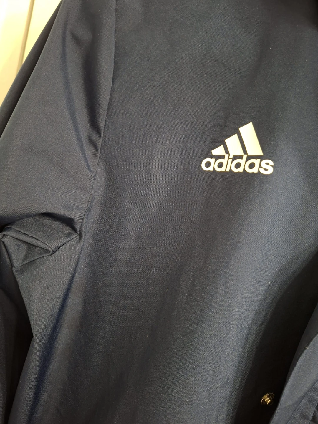 Adidas Navy Blue Hooded Jacket - photo 2