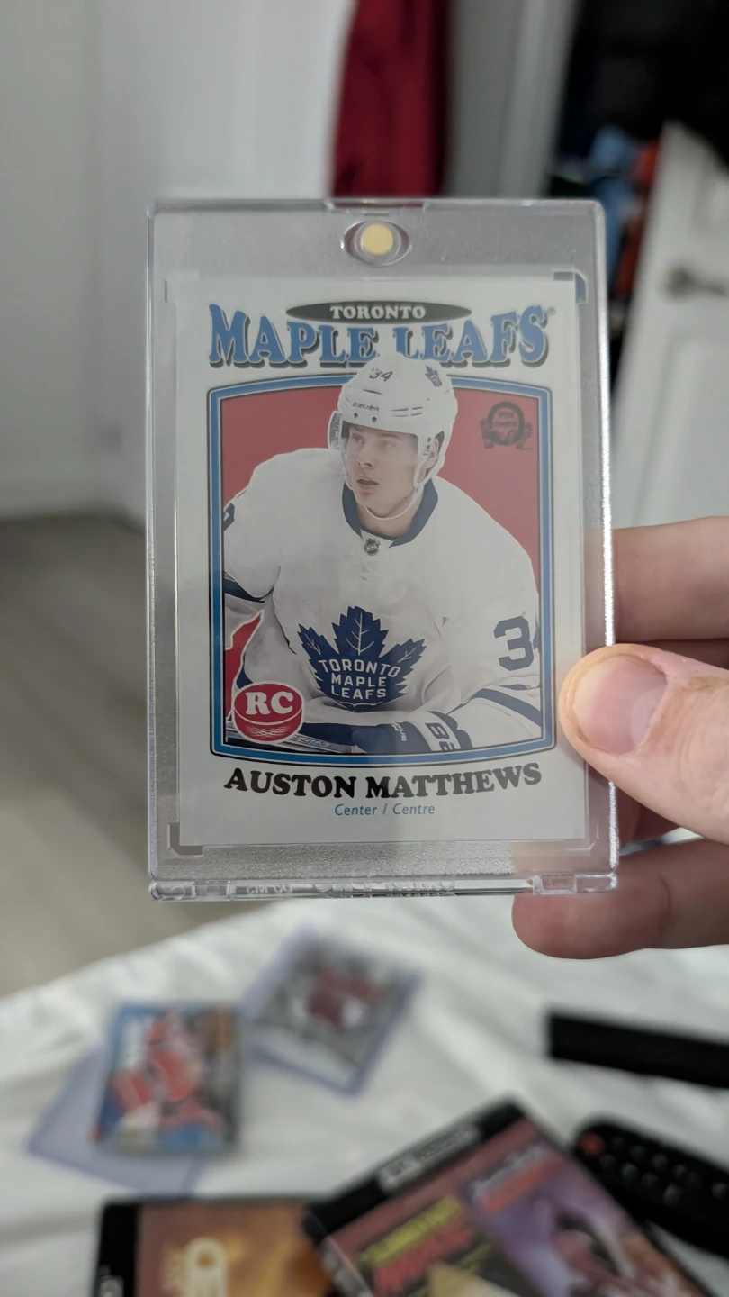Auston Matthews O-pee-chee platinum marquee Rookie  Hockey Card