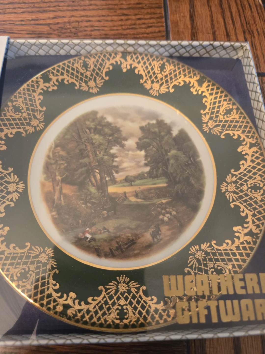 New Weatherby Giftware One Platter ,Four Plates - photo 4
