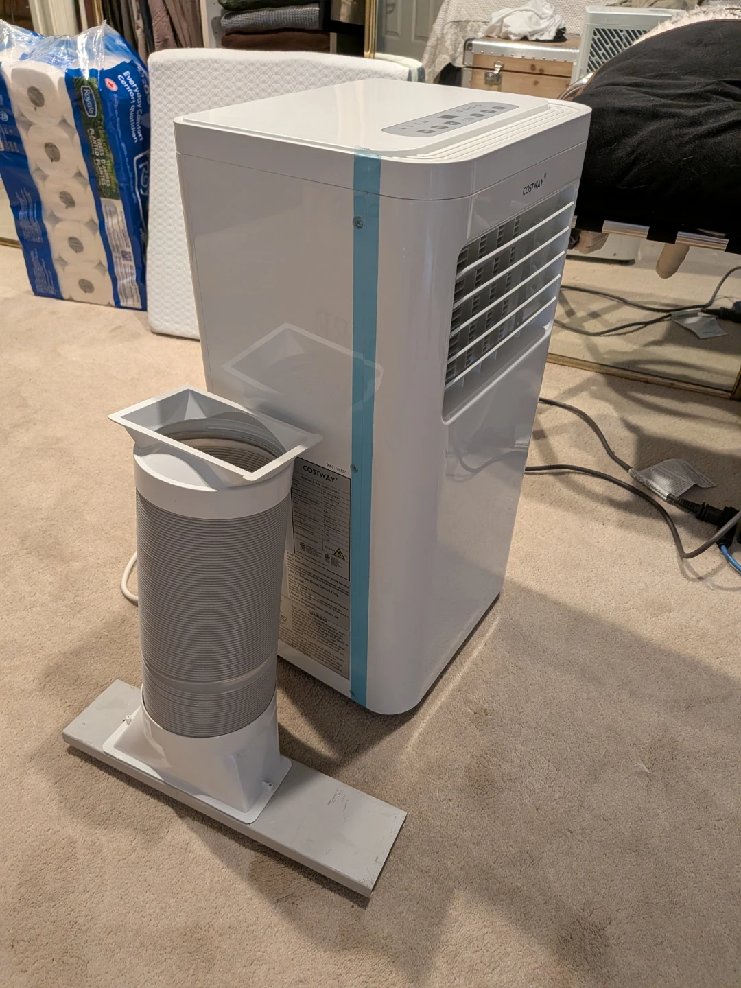 Costway Portable Air Conditioner with Exhaust Hose - photo 2