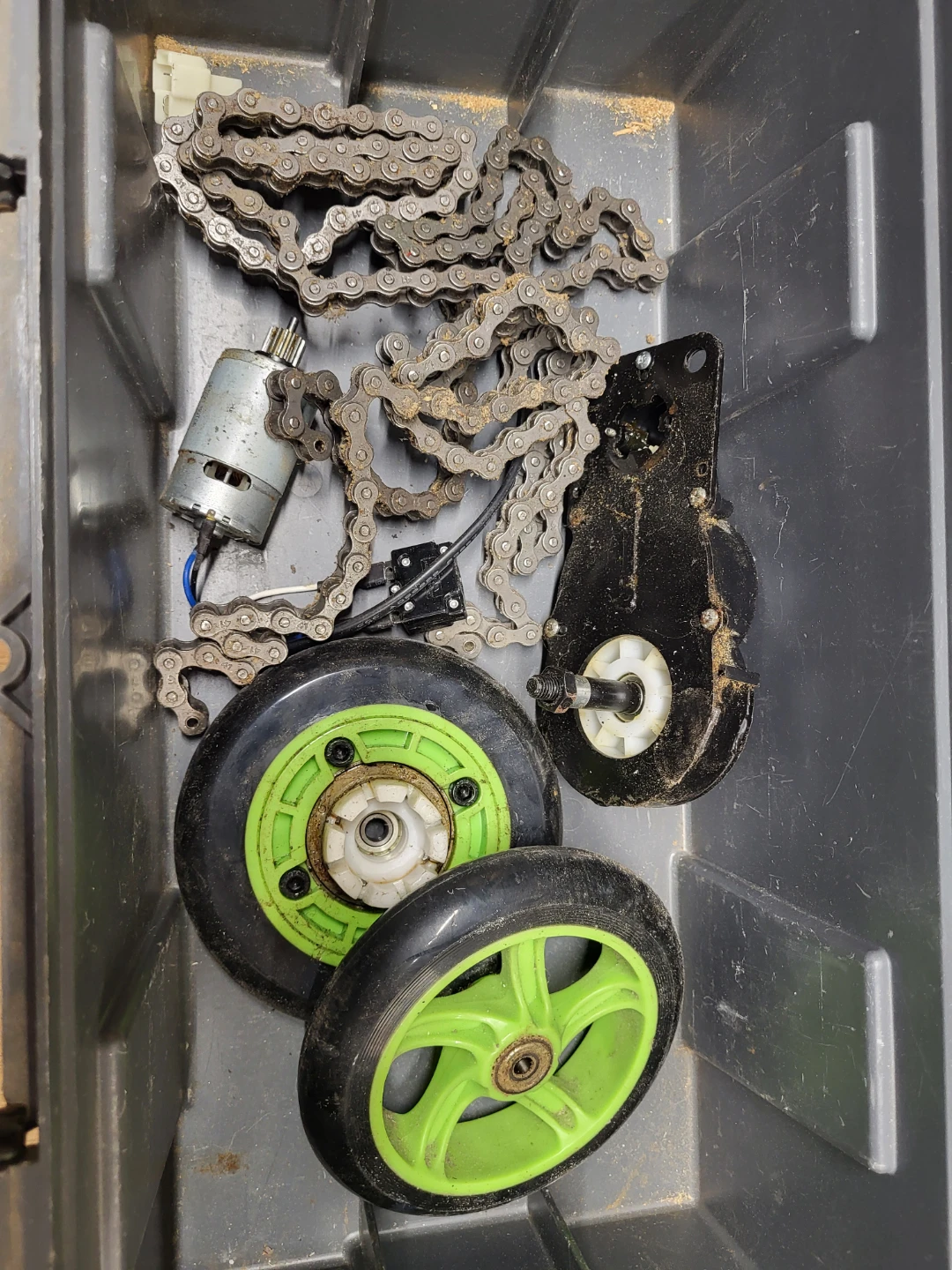 Assorted Go-Kart/Electric Scooter Parts