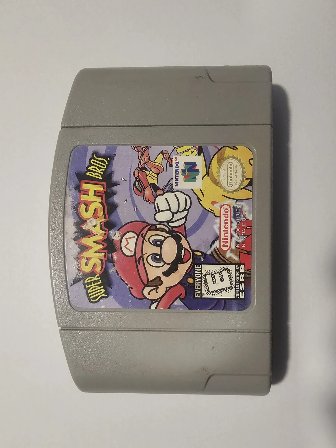 Nintendo 64 Super Smash Bros. Game Cartridge