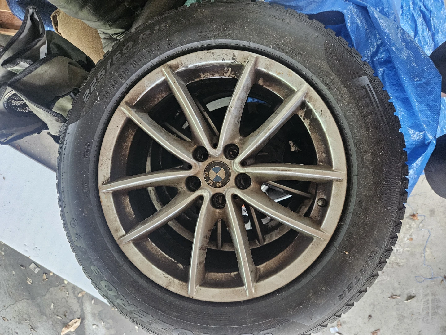 BMW Winter Tires on Rims - 225/60 R18