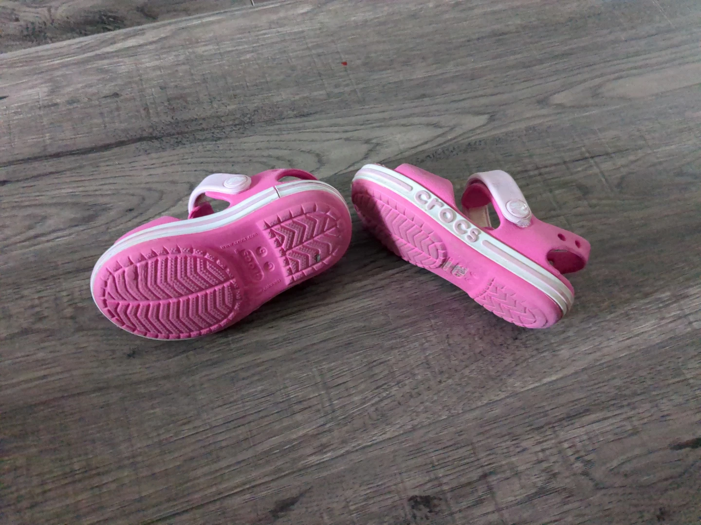 Pink Crocs Sandals
