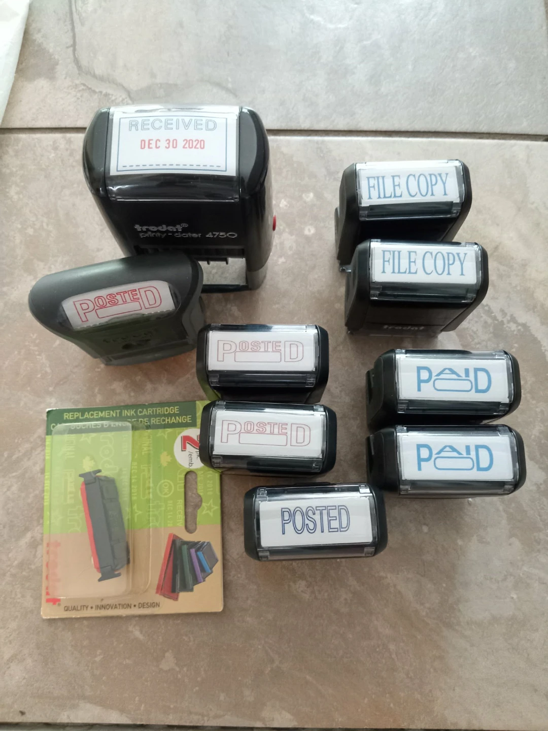 Variety of Office Stamps