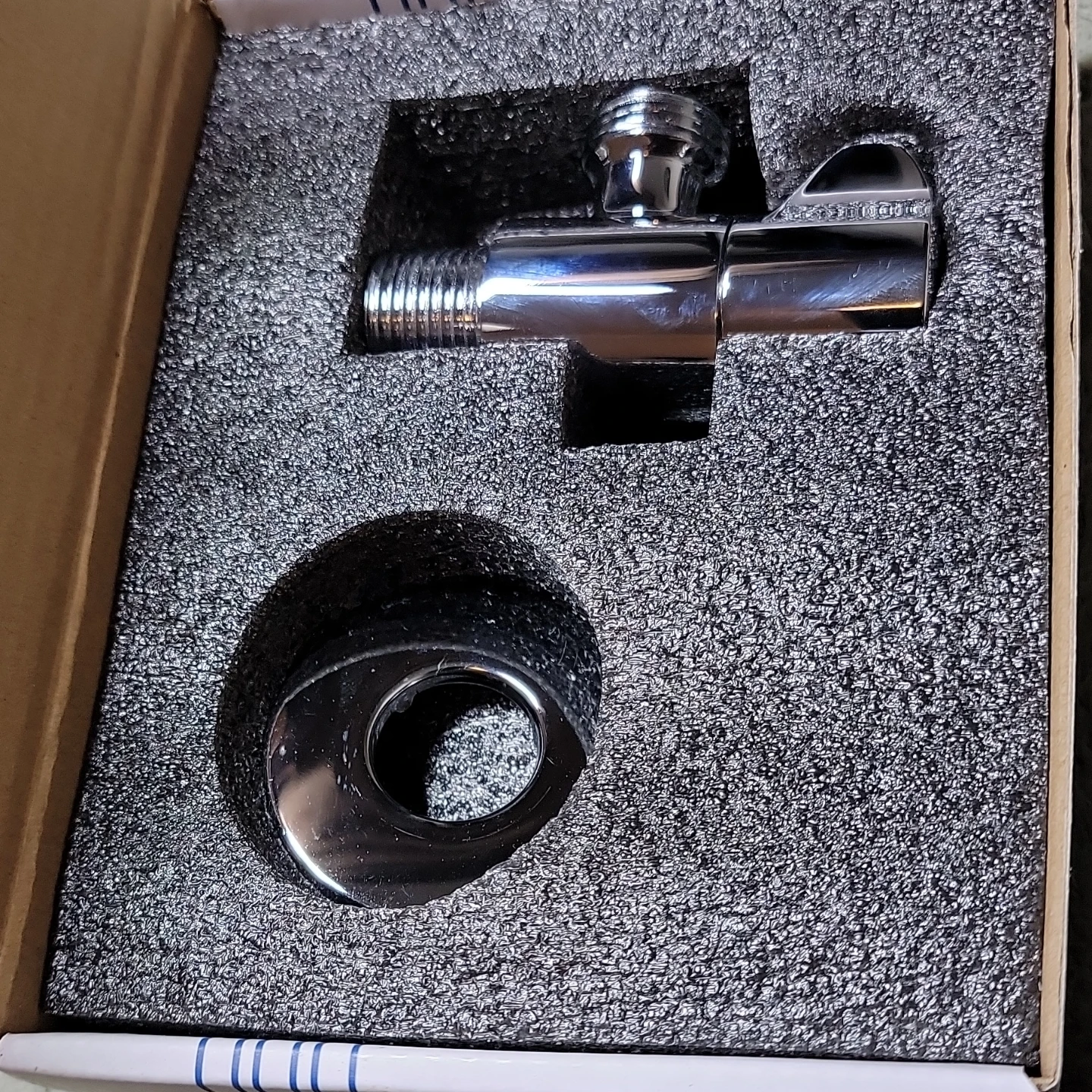 Chrome Toilet Bidet Angle Stop Valve - photo 3
