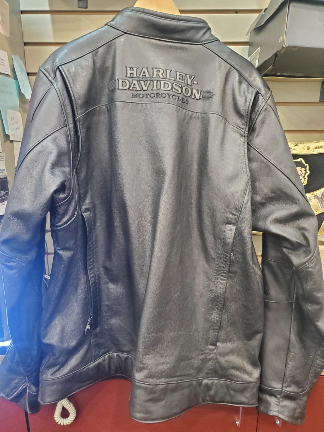 Harley-Davidson Leather Riding Jacket 2XL Tall - photo 2