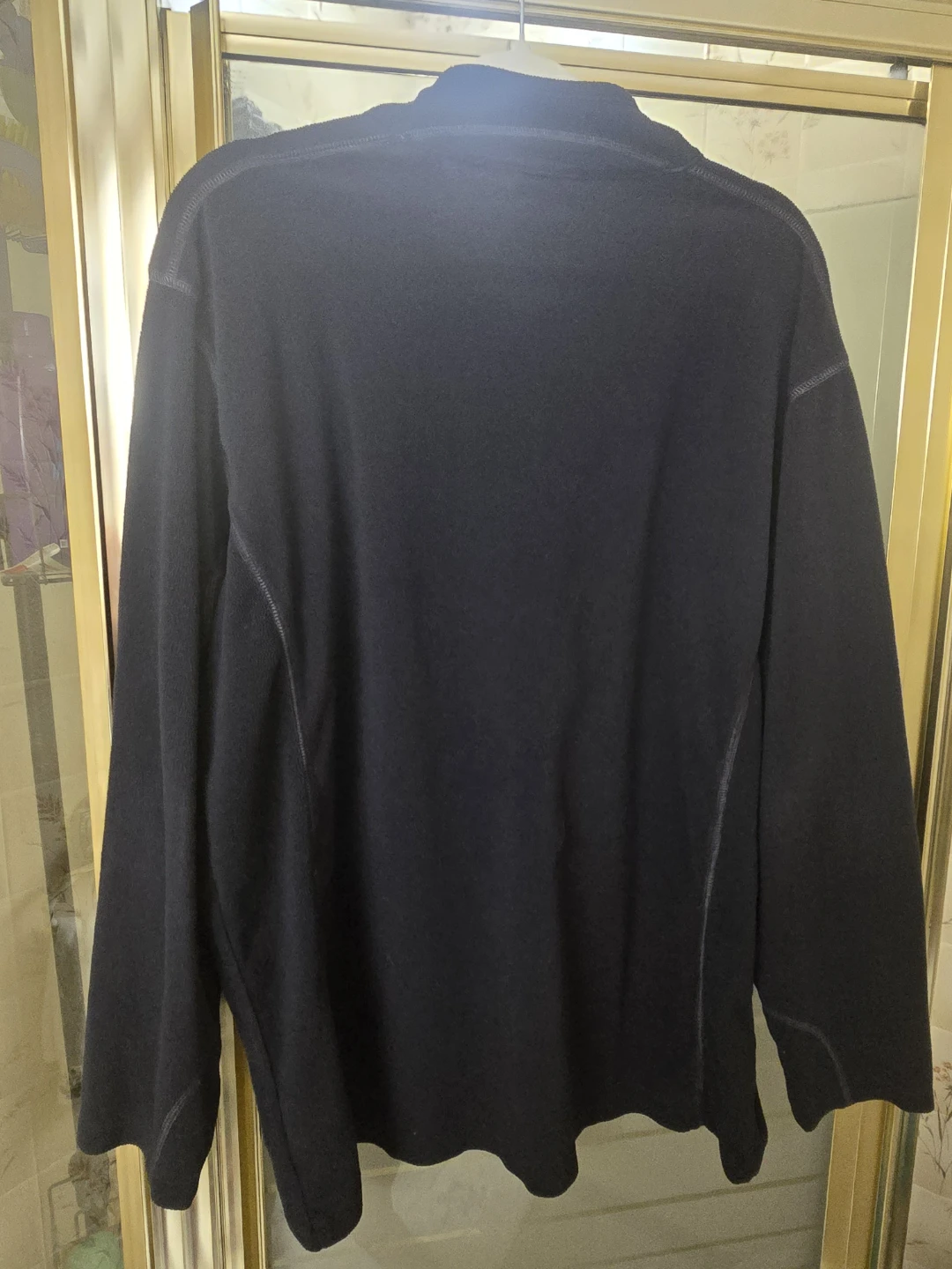Men's XL Columbia Black Fleece Pullover. 1/4 Zip.  EUC. - photo 2
