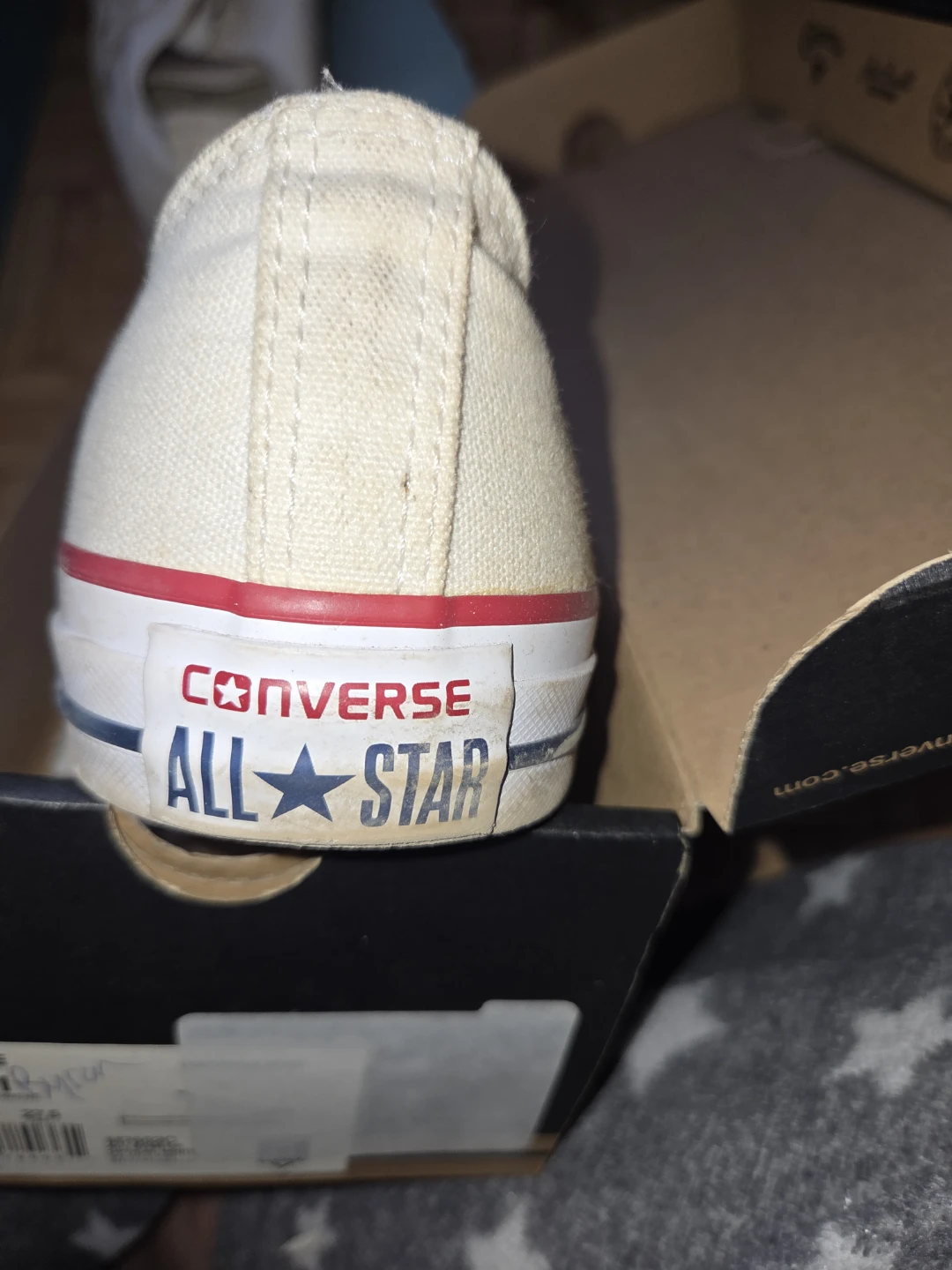 Converse All Star Chuck Taylor Ox Optical White Sneakers - photo 5
