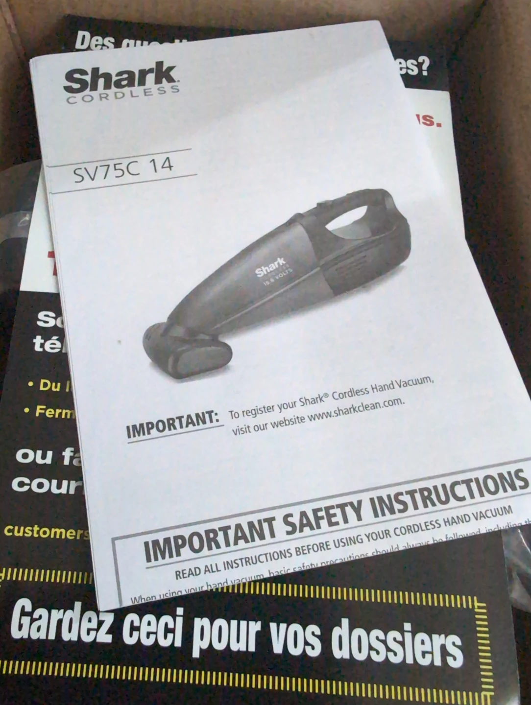 Shark Pet Perfect Hand Vac SV75C 14 - photo 3