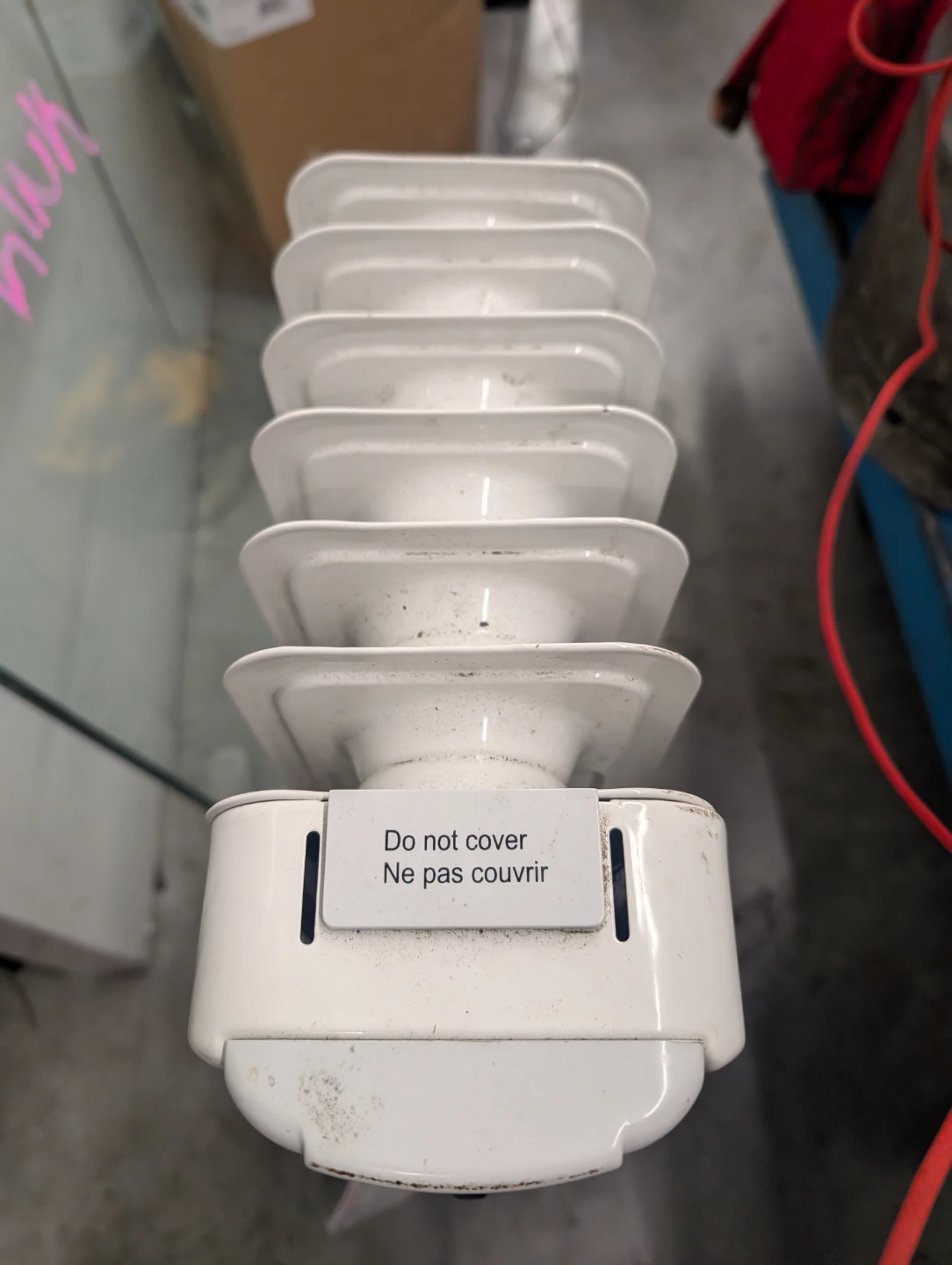 White Oil-Filled Radiator Heater - photo 2