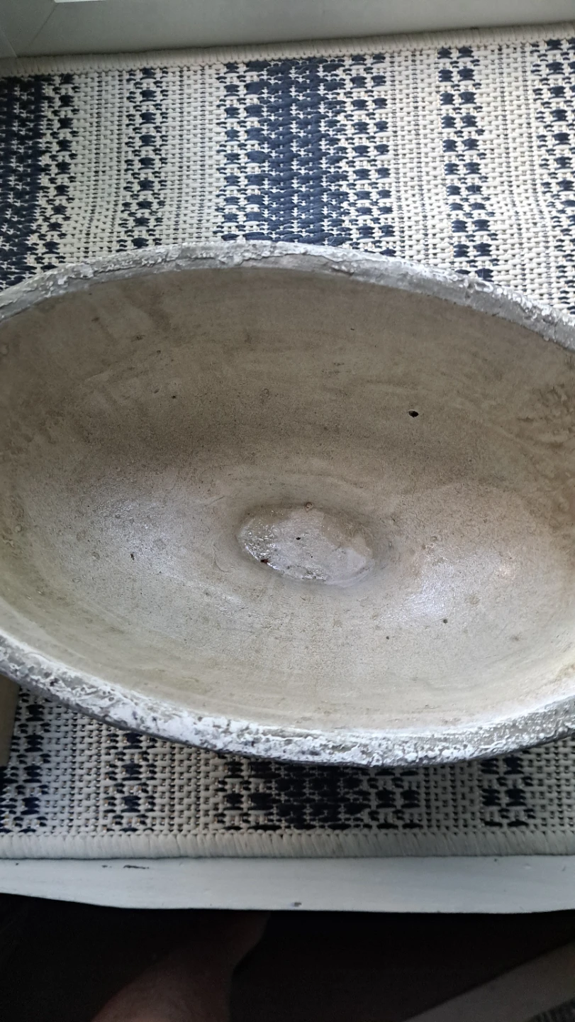 Decorative Grey Pedestal Planter Bowl - photo 3