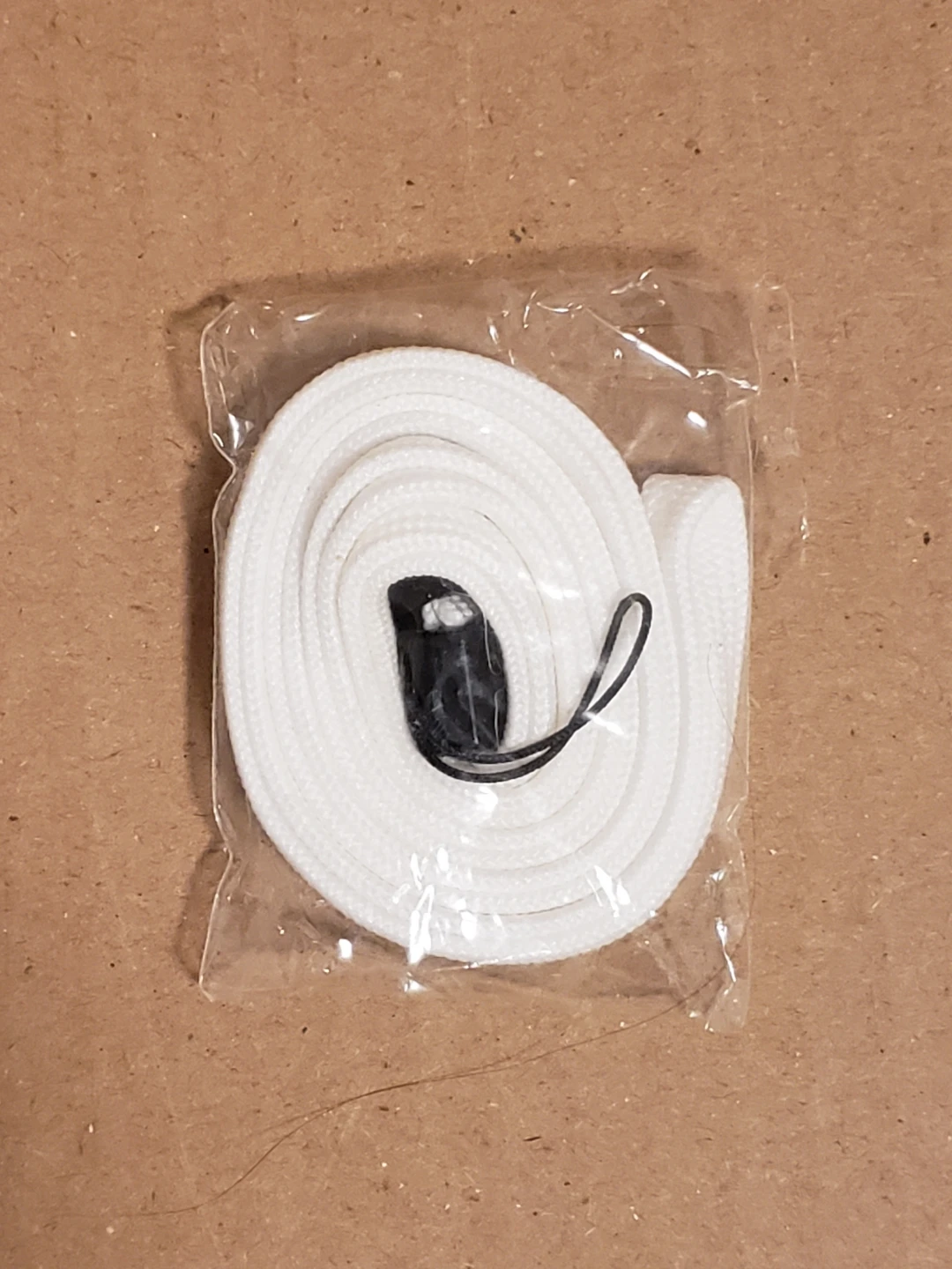 White Lanyard with Clip