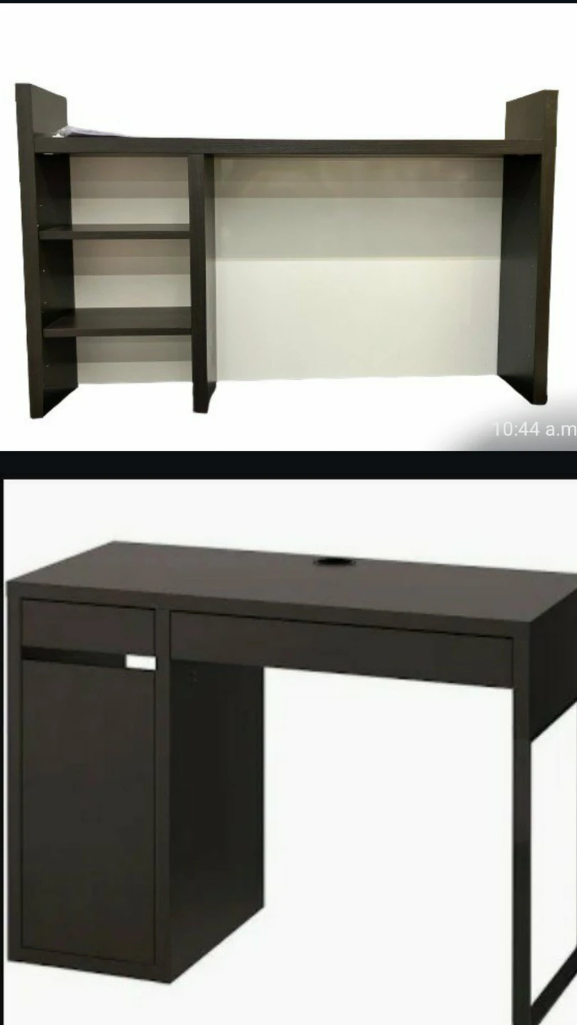 IKEA MICKE Desk with Shelving Unit